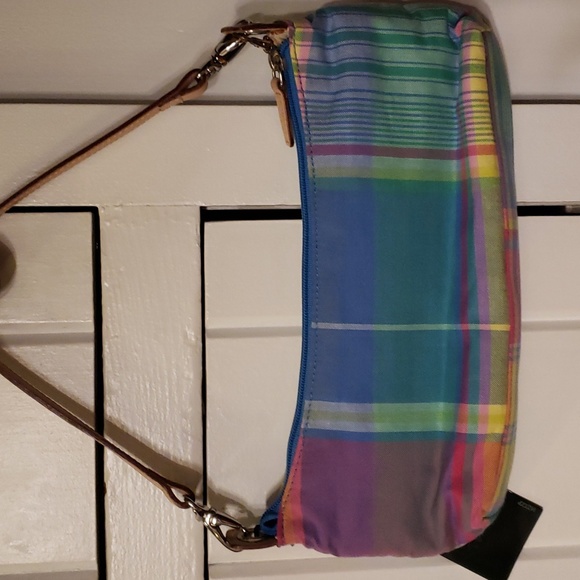 Ralph Lauren plaid shoulder bag - Picture 2 of 3
